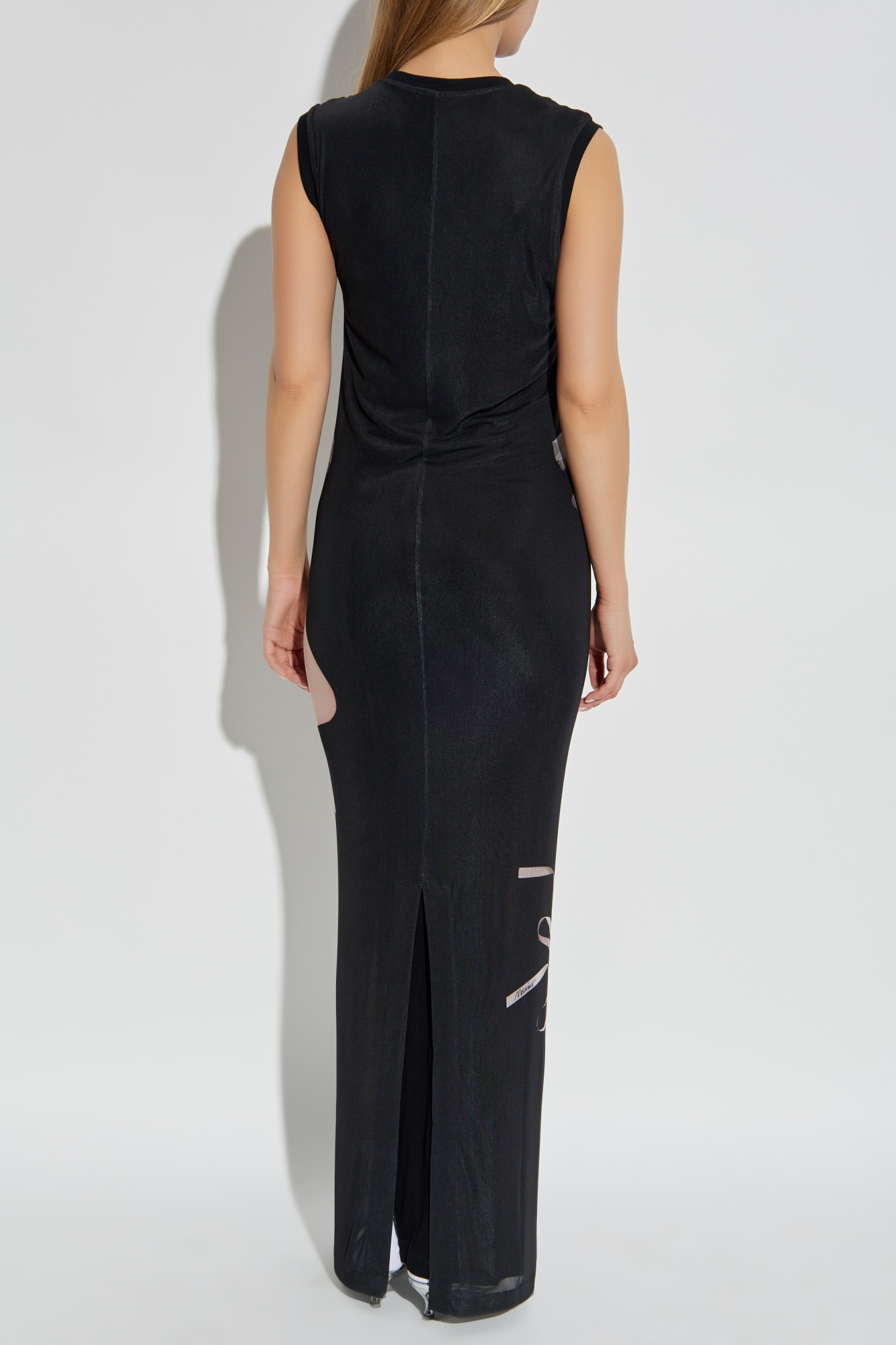 Moschino AW ドレス-ロング ブラック系 Black Dress with print Moschino - Vitkac Canada